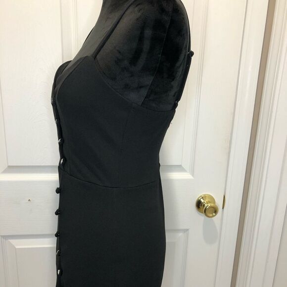 Trixxi black dress with rhinestones size 3 - Picture 4 of 12